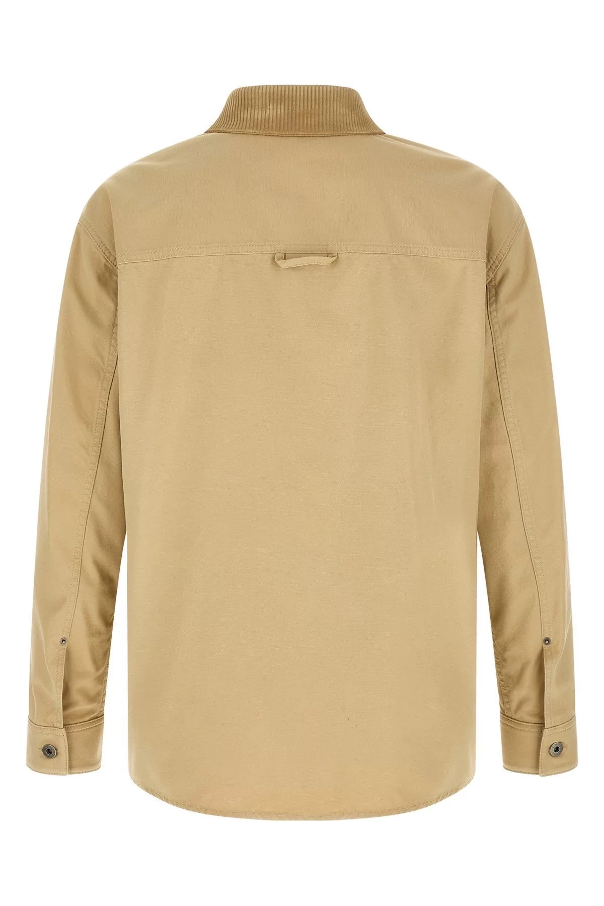 LOEWE Men's Anagram Shirt Jacket in Beige