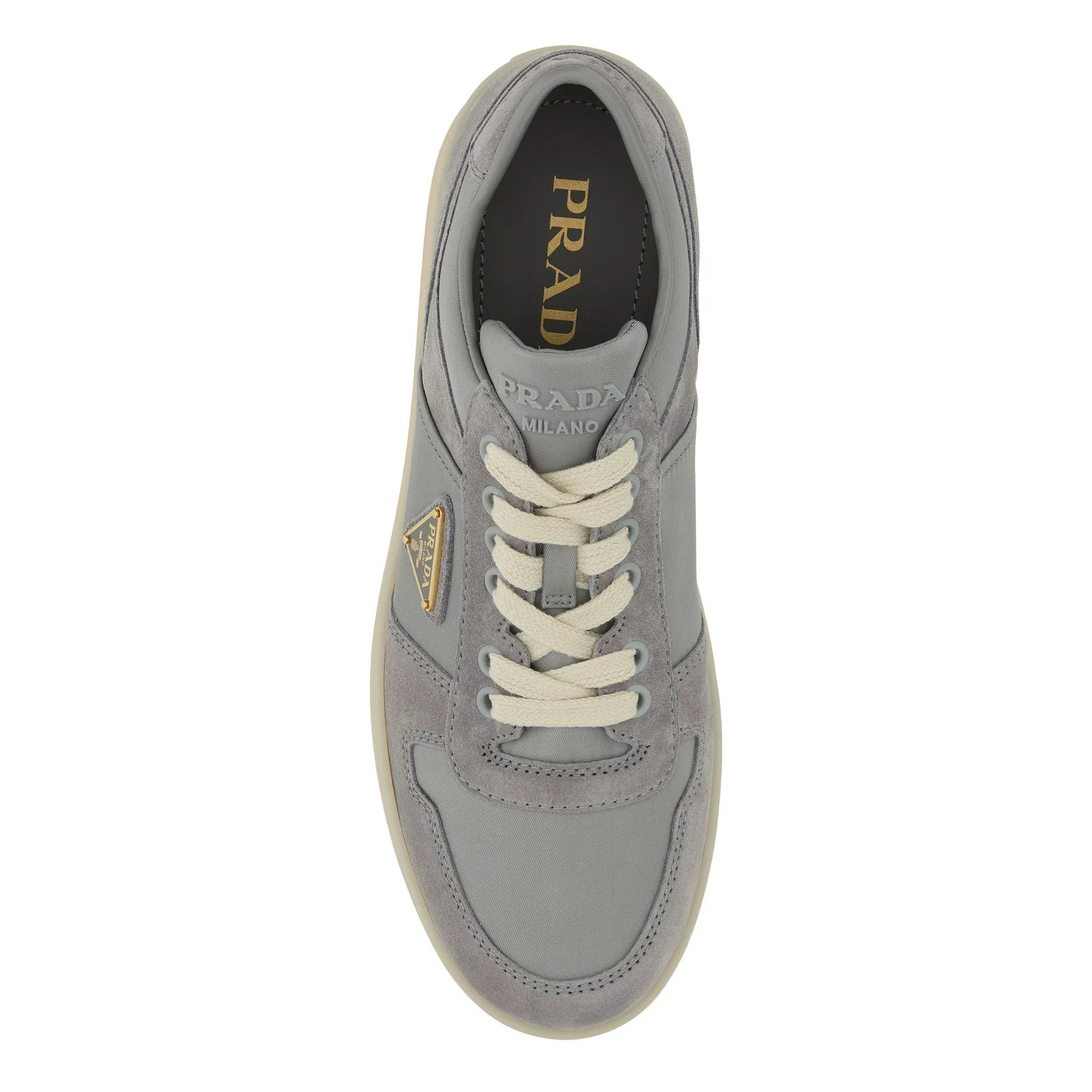 Prada Women's Downtown Sneakers in Grey