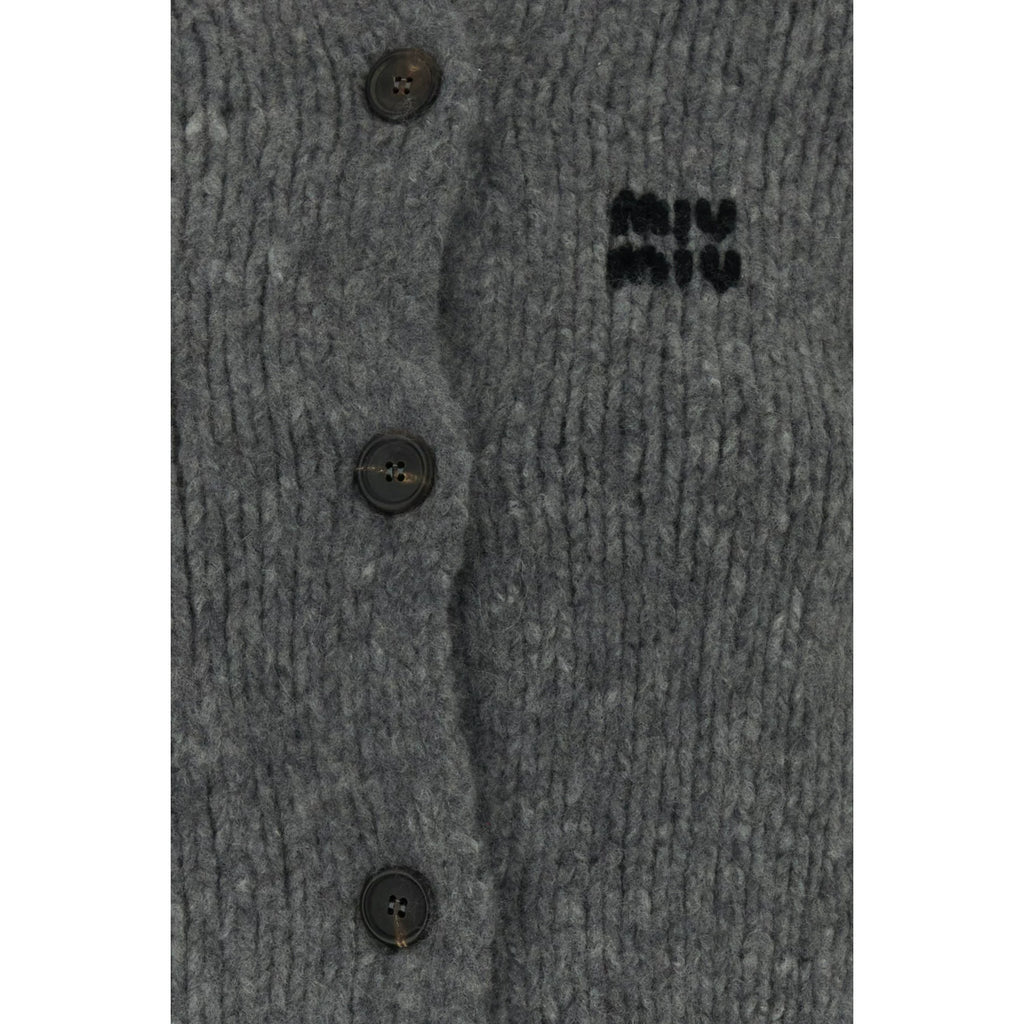 Miu Miu Women's Cardigan in Grey