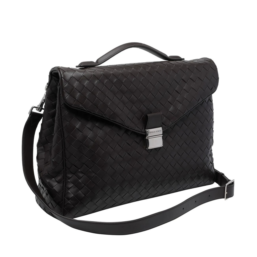 Bottega Veneta Men's Briefcase in Brown
