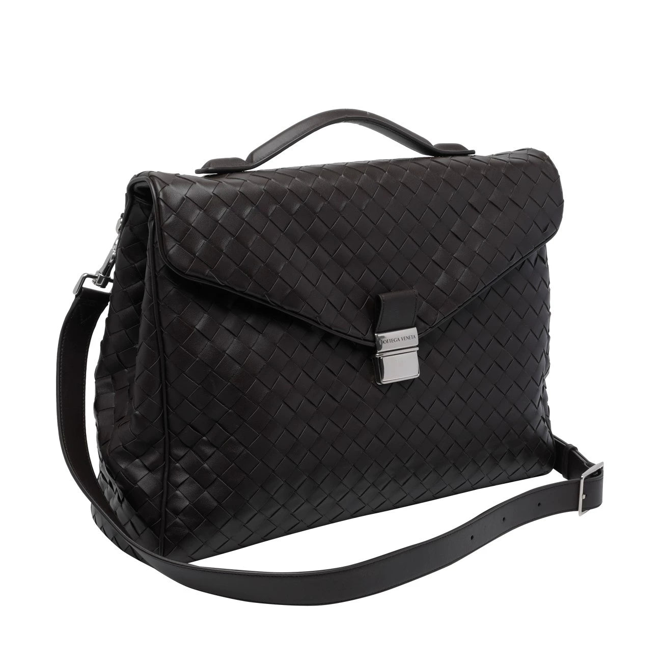 Bottega Veneta Men's Briefcase in Brown