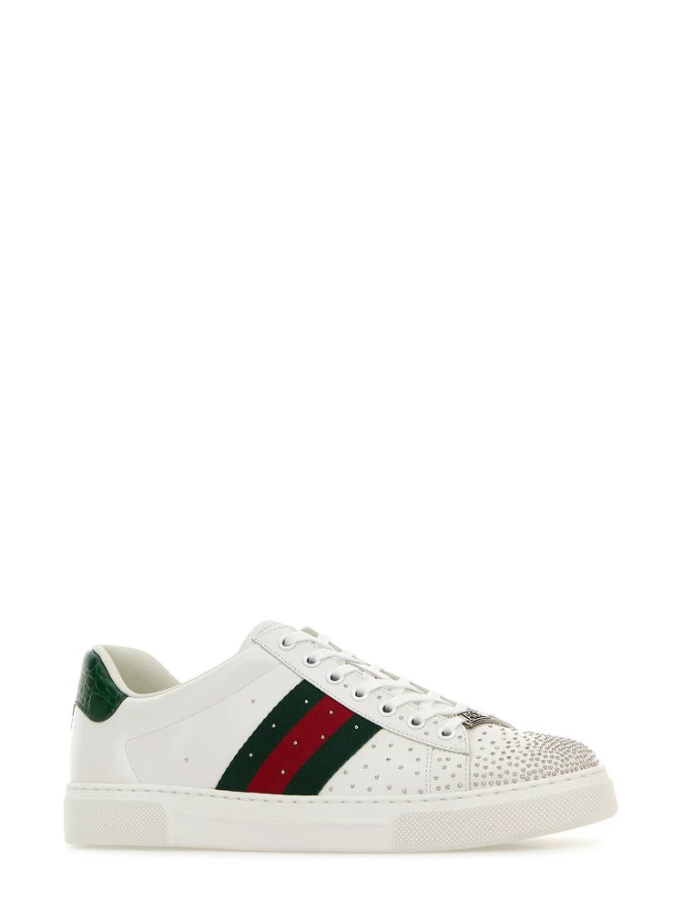 Gucci Men's Ace Sneakers in White