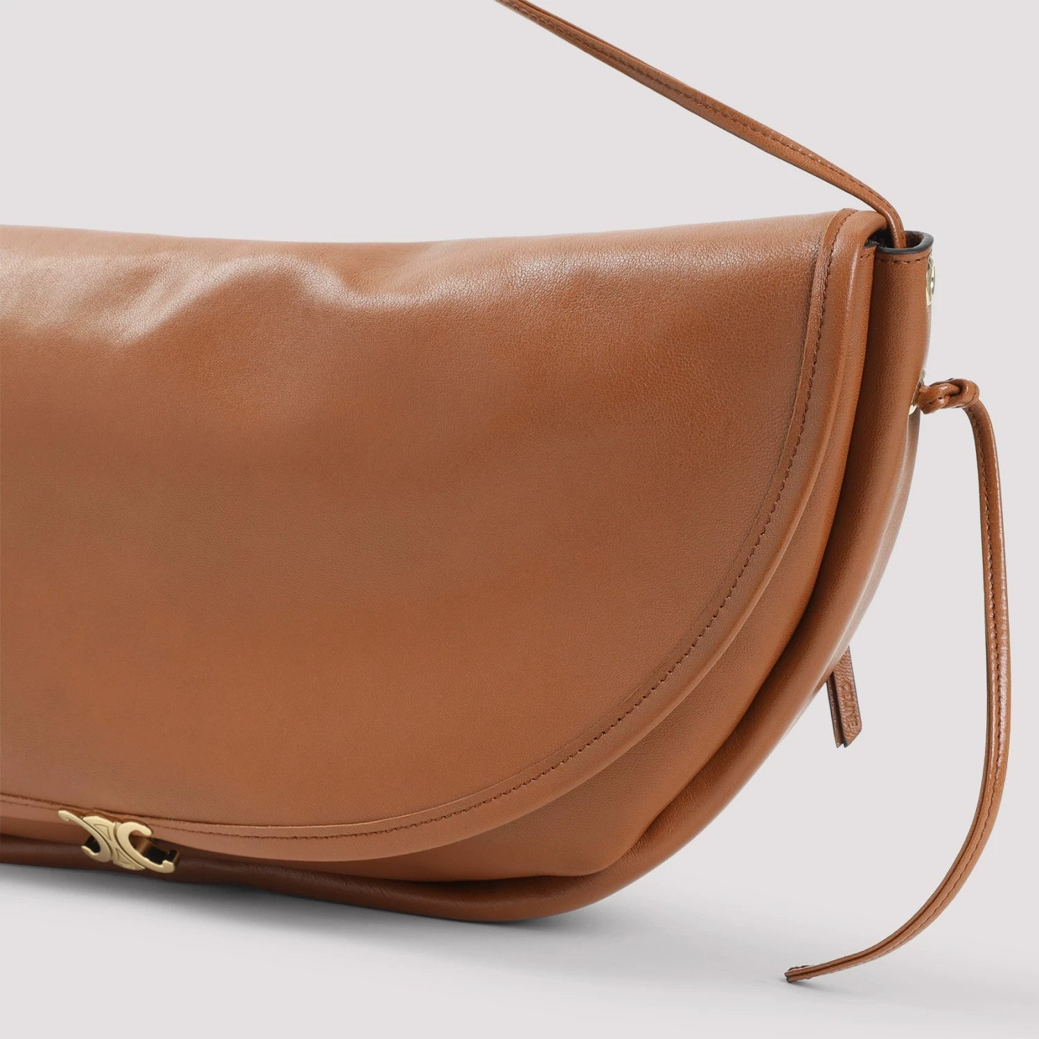 Celine Women's Halfmoon Large Bag in Brown