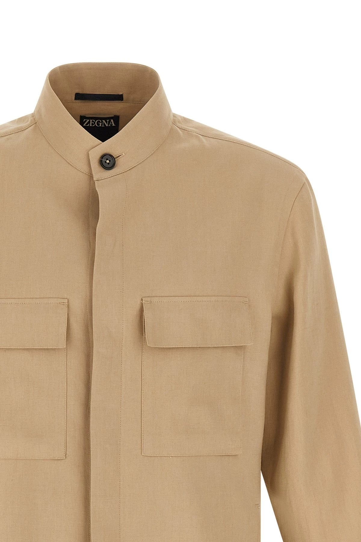 Zegna Men's Coat in Beige