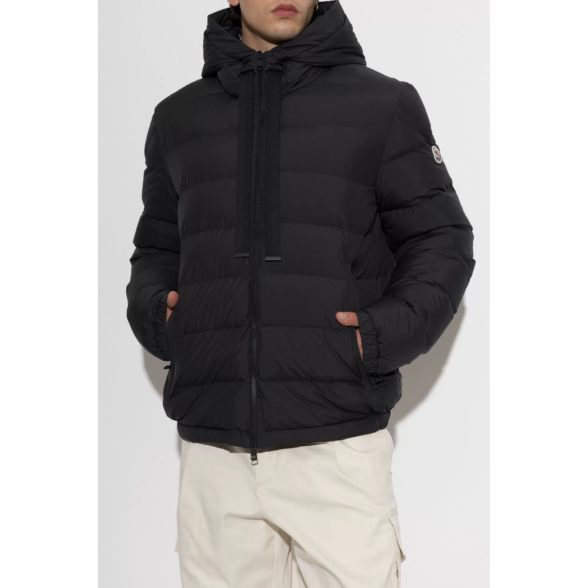 Moncler Men's Zeflor Down Jacket in Black