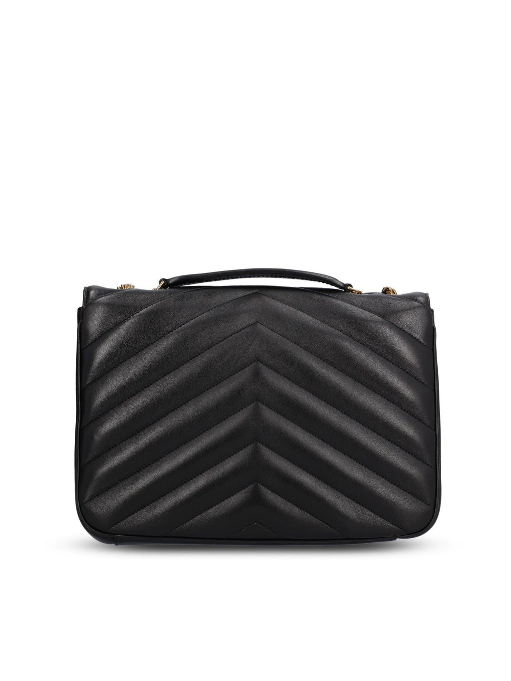 Saint Laurent Women's Saint Laurent YSL Loulou Large Bag in Black