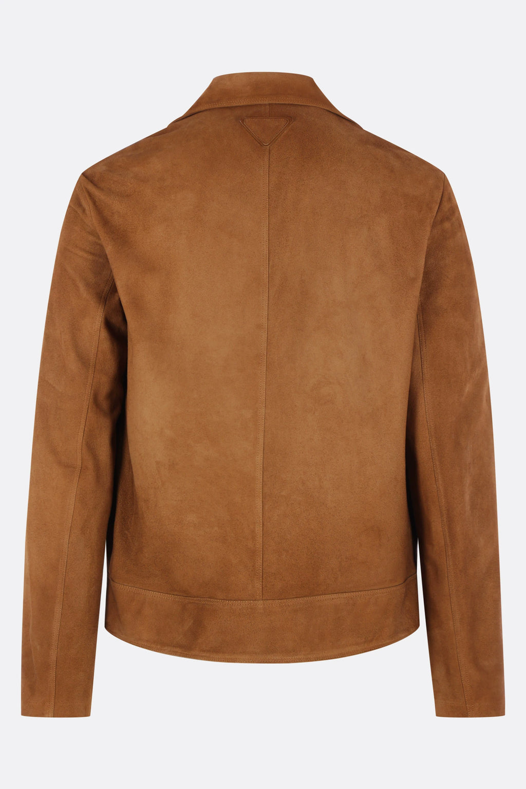 Prada Men's Leather Jacket in Brown