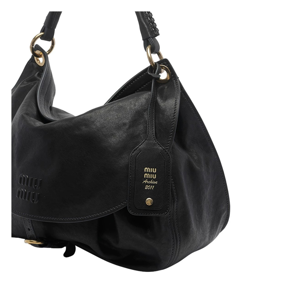 Miu Miu Women's Shoulder Bag in Black