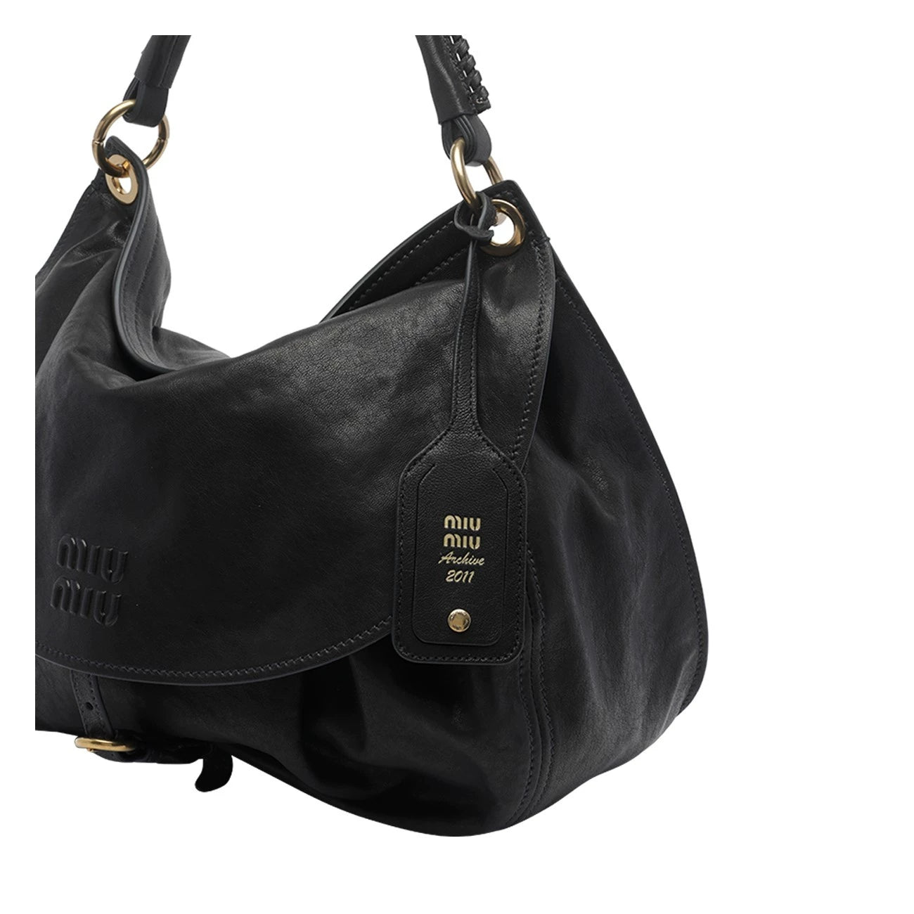 Miu Miu Women's Shoulder Bag in Black