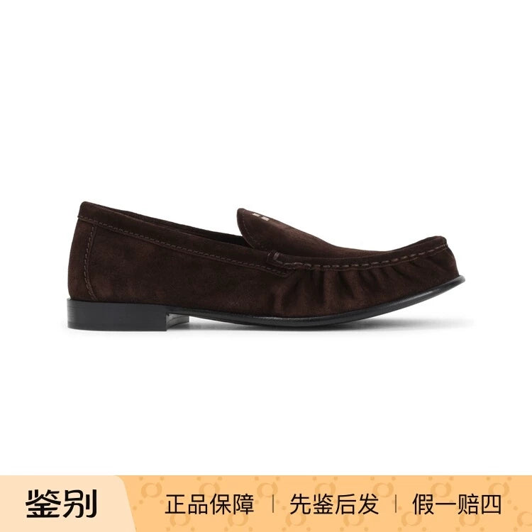 Miu Miu Women's Loafers in Dark Brown