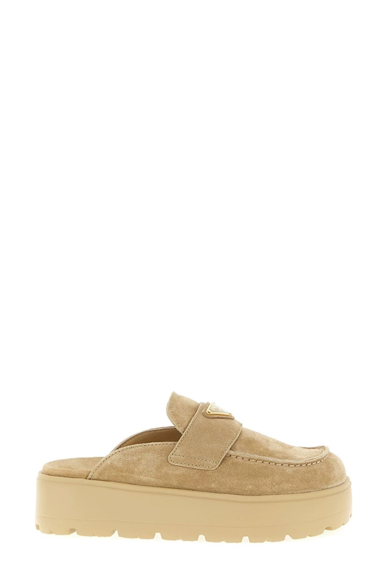 Prada Women's Slippers in Beige
