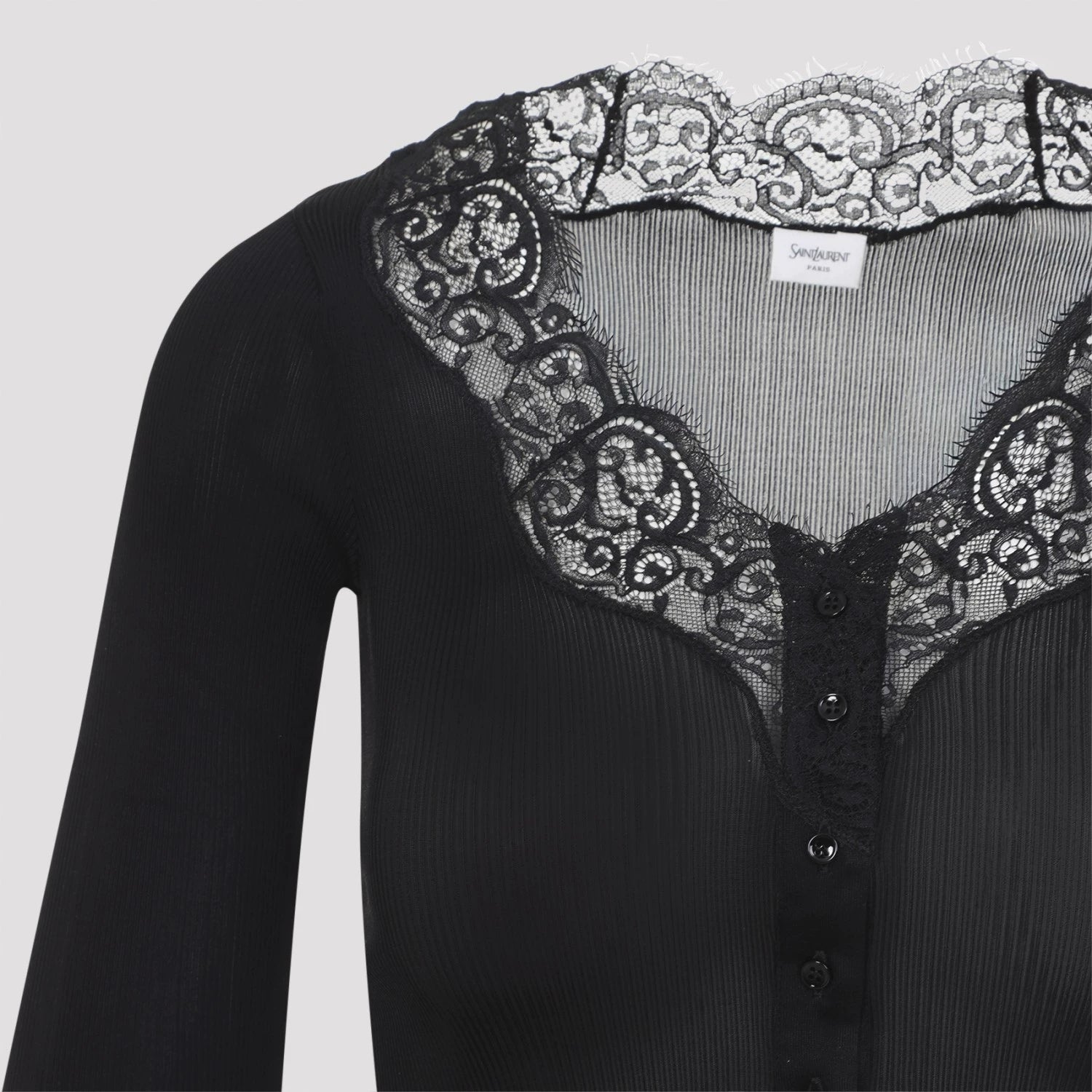 Saint Laurent Women's YSL Cardigan in Black