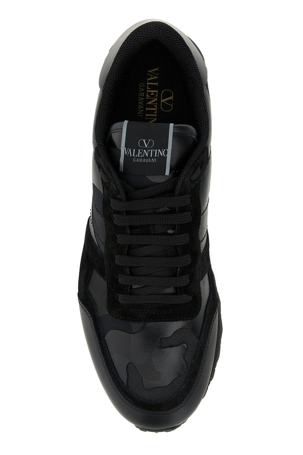 Valentino Men's Rockrunner Sneakers in Black