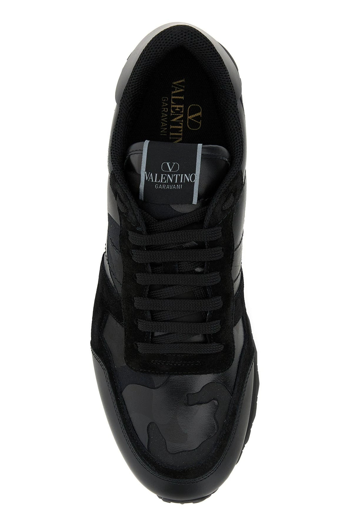 Valentino Men's Rockrunner Sneakers in Black