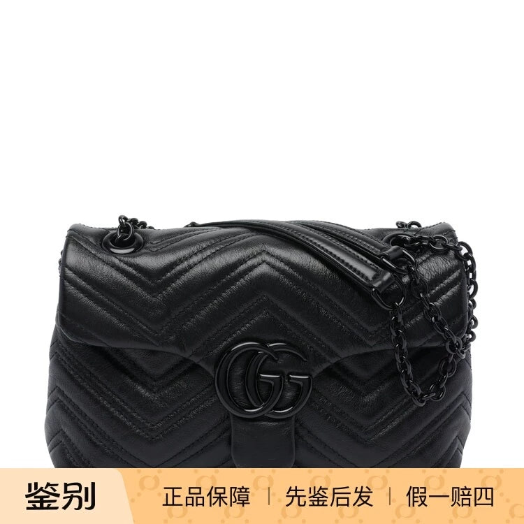 Gucci Women's Gg Marmont Small Bag in Black