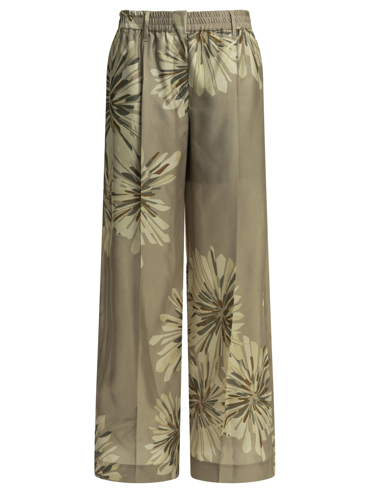 Brunello Cucinelli Women's Bloom Tailored Pants in Beige