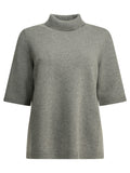 Alaia Women's Cashmere turtleneck sweater in Grey