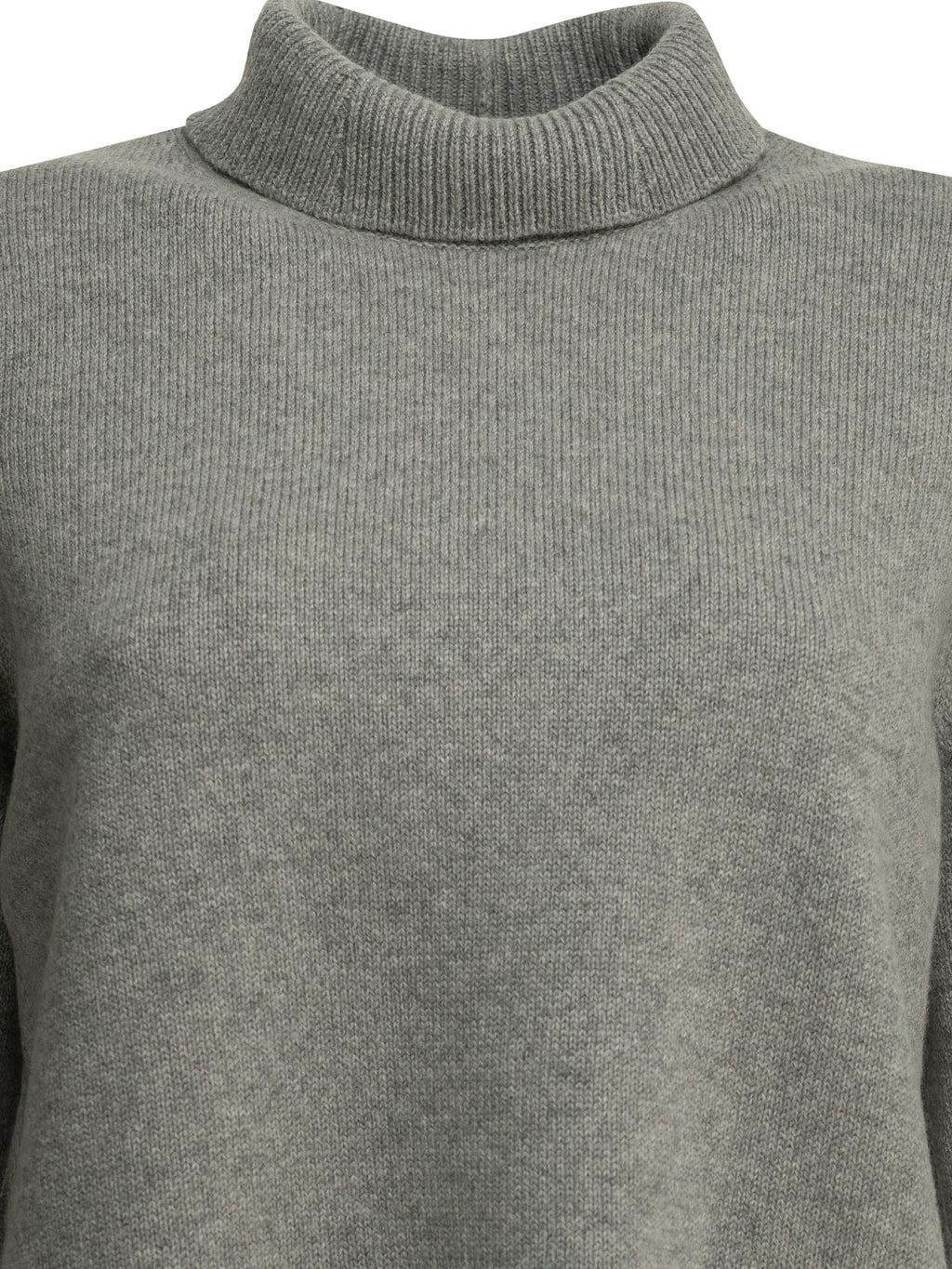 Alaia Women's Cashmere turtleneck sweater in Grey