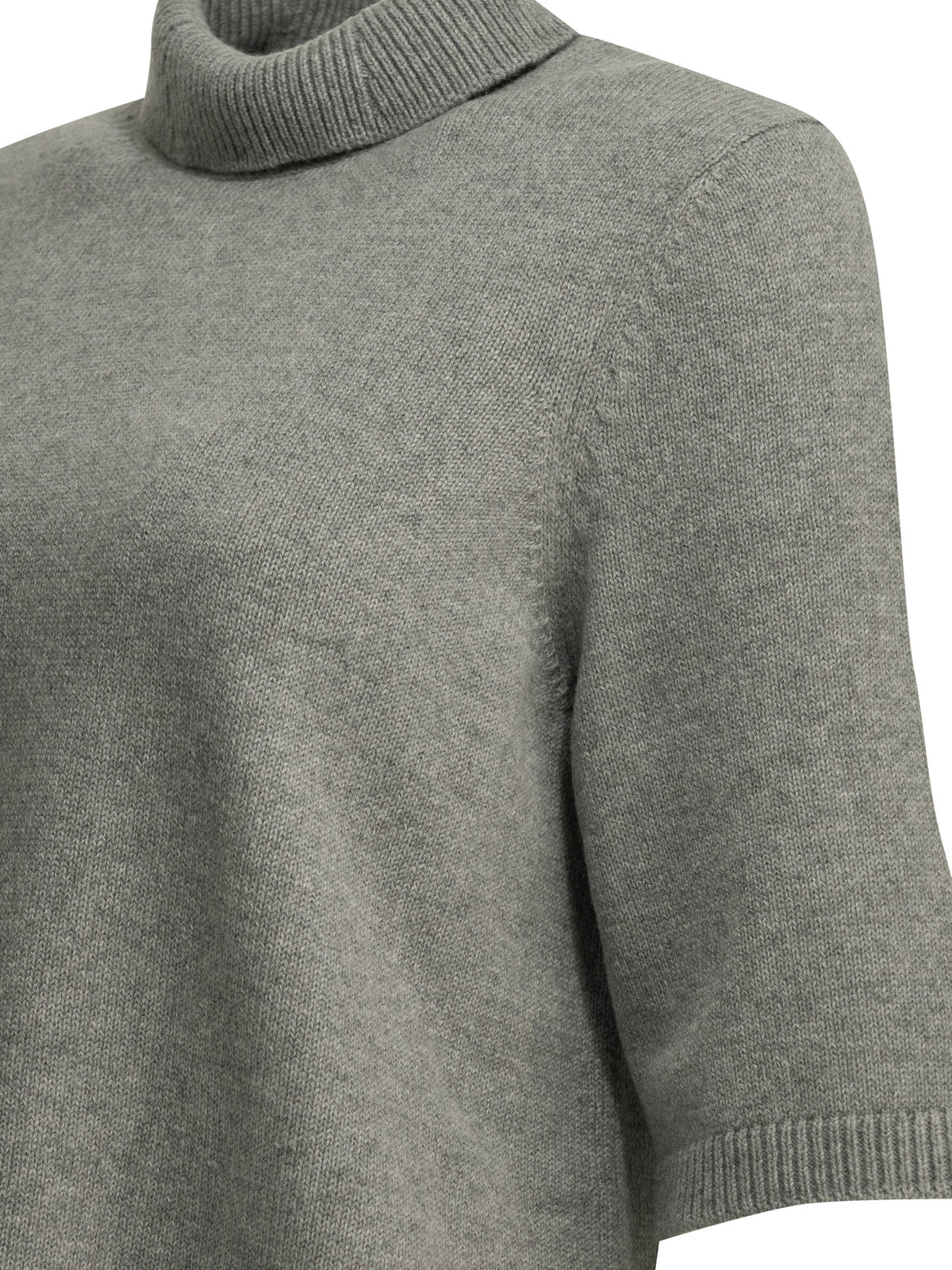 Alaia Women's Cashmere turtleneck sweater in Grey