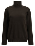 Brunello Cucinelli Women's Cashmere Turtleneck in Brown
