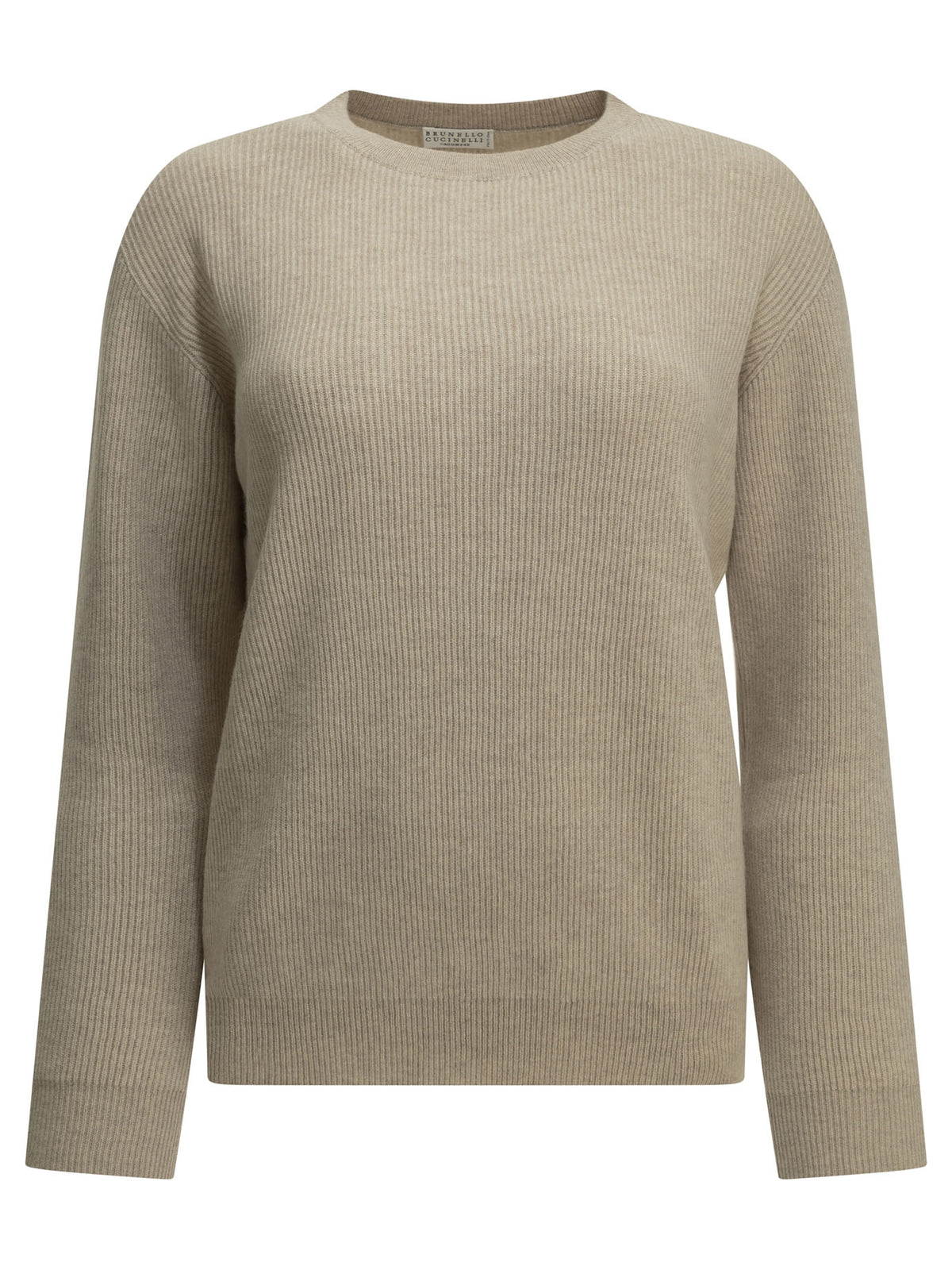 Brunello Cucinelli Women's Cashmere Sweater in Beige