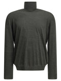 Brunello Cucinelli Men's Cashmere Turtleneck in Grey