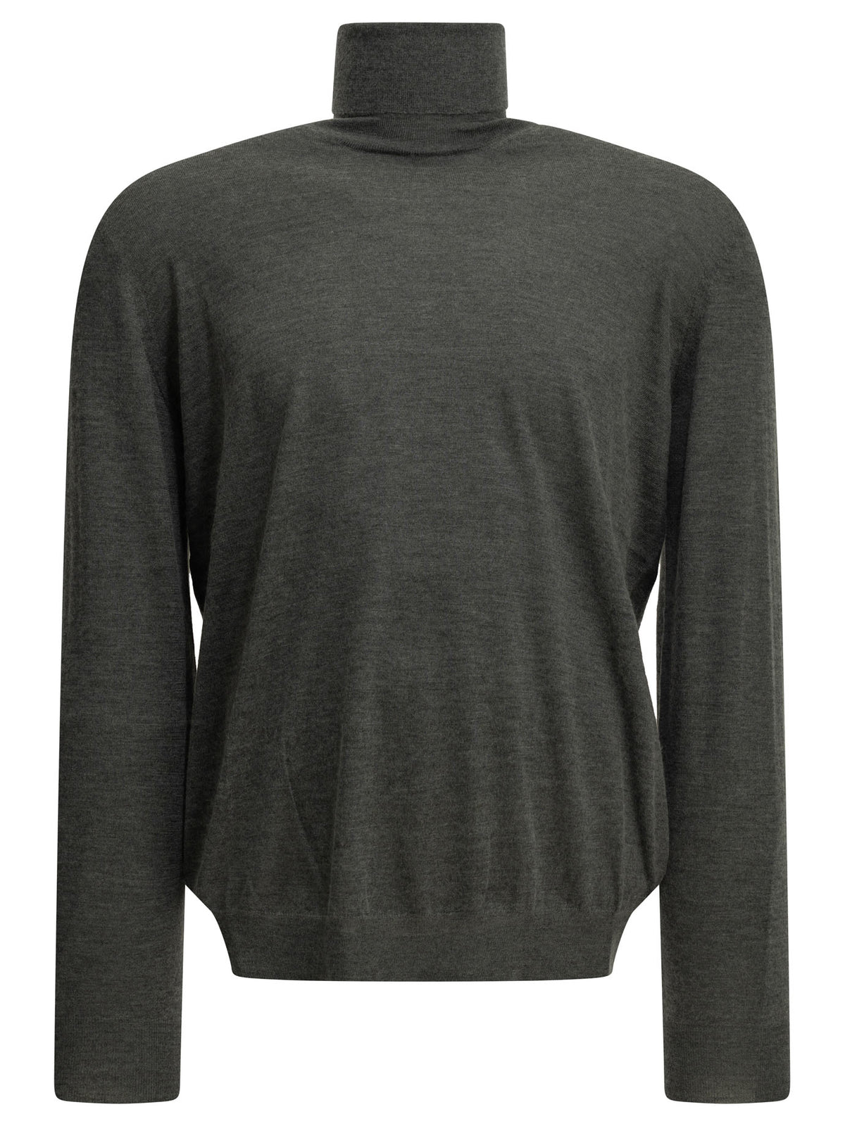 Brunello Cucinelli Men's Cashmere Turtleneck in Grey