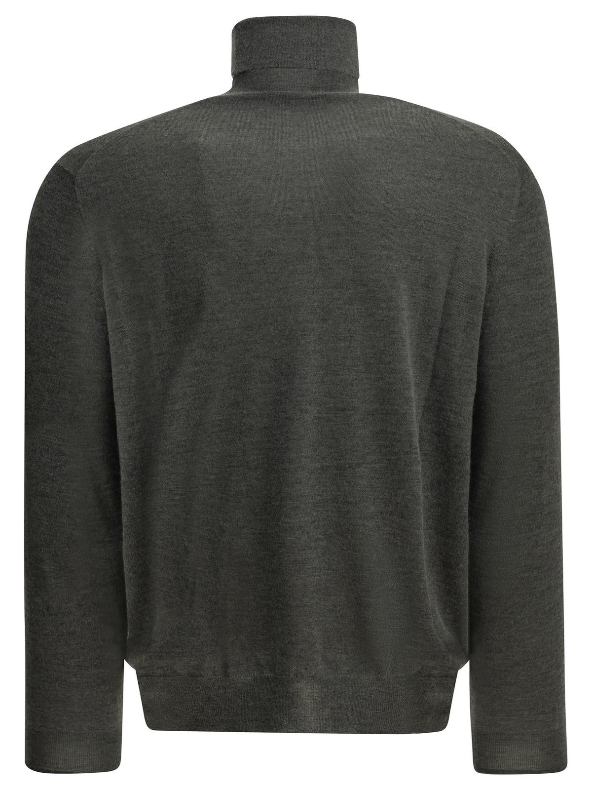 Brunello Cucinelli Men's Cashmere Turtleneck in Grey