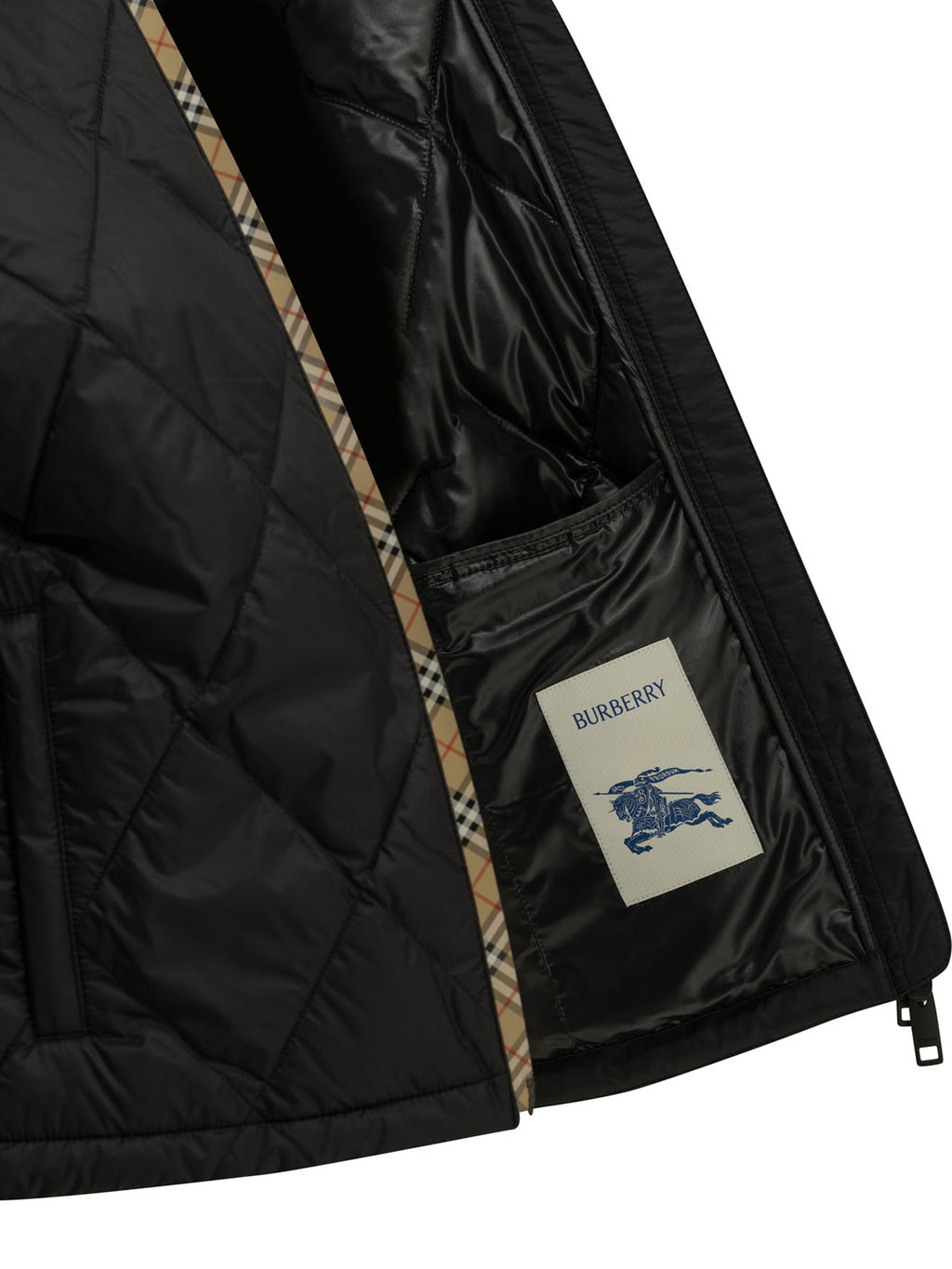 Burberry Women's Bramford Quilted Jacket in Black