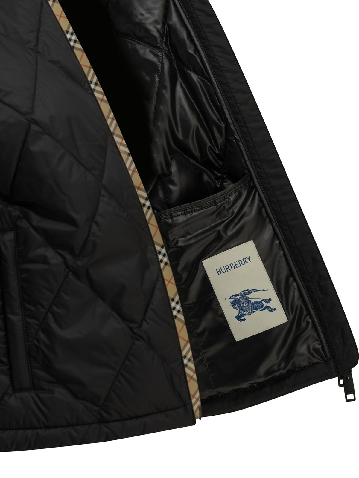 Burberry Women's Bramford Quilted Jacket in Black