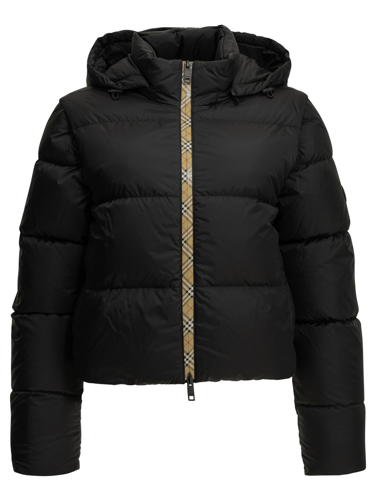 Burberry Women's Langdale Short Down Jacket in Black