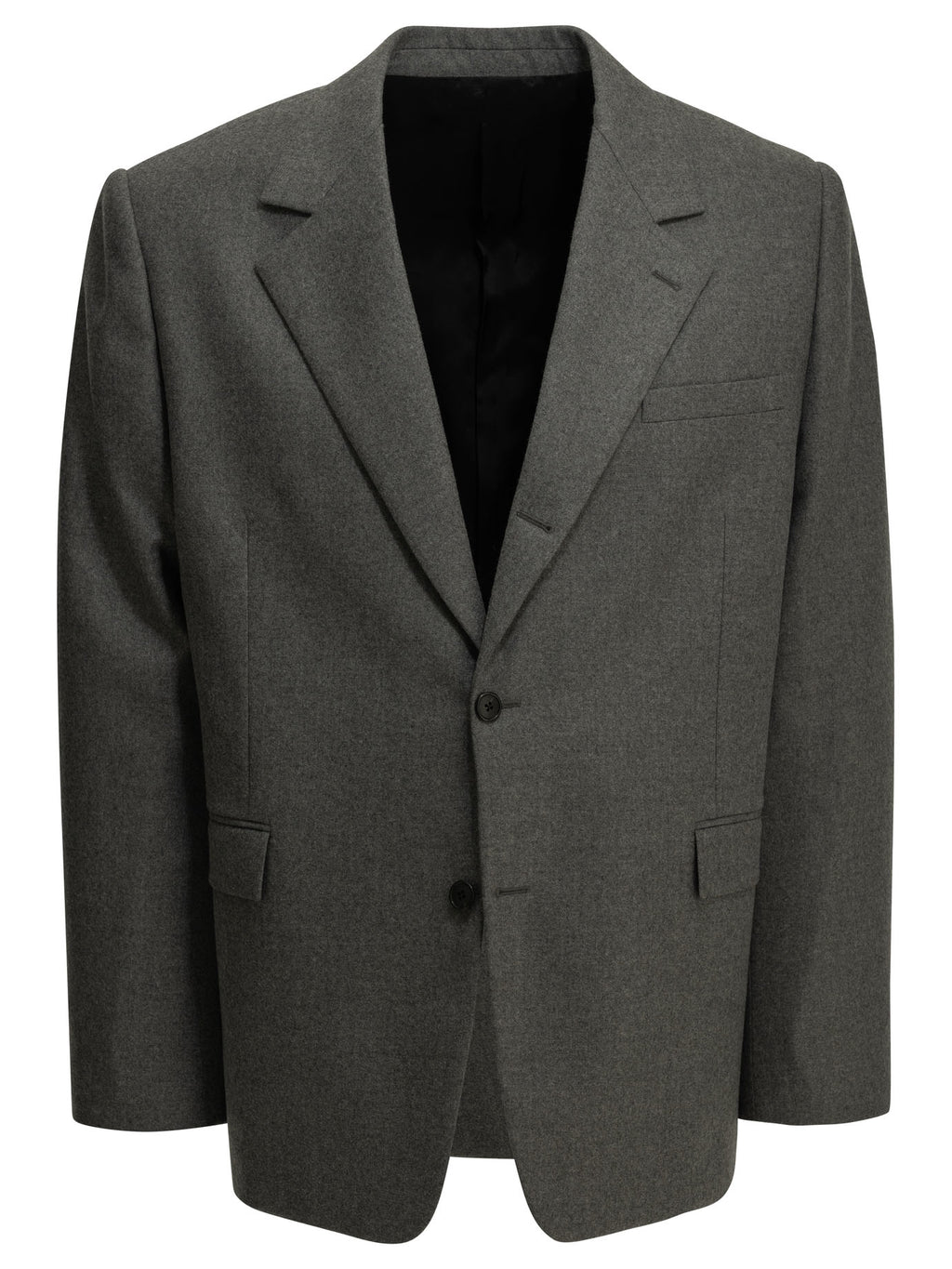 Celine Men's Cashmere Single-Breasted Blazer in Grey