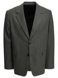 Celine Men's Cashmere Single-Breasted Blazer in Grey