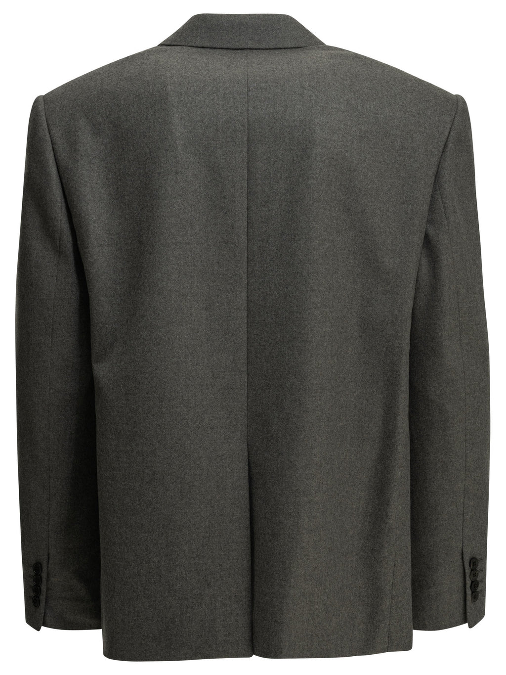 Celine Men's Cashmere Single-Breasted Blazer in Grey