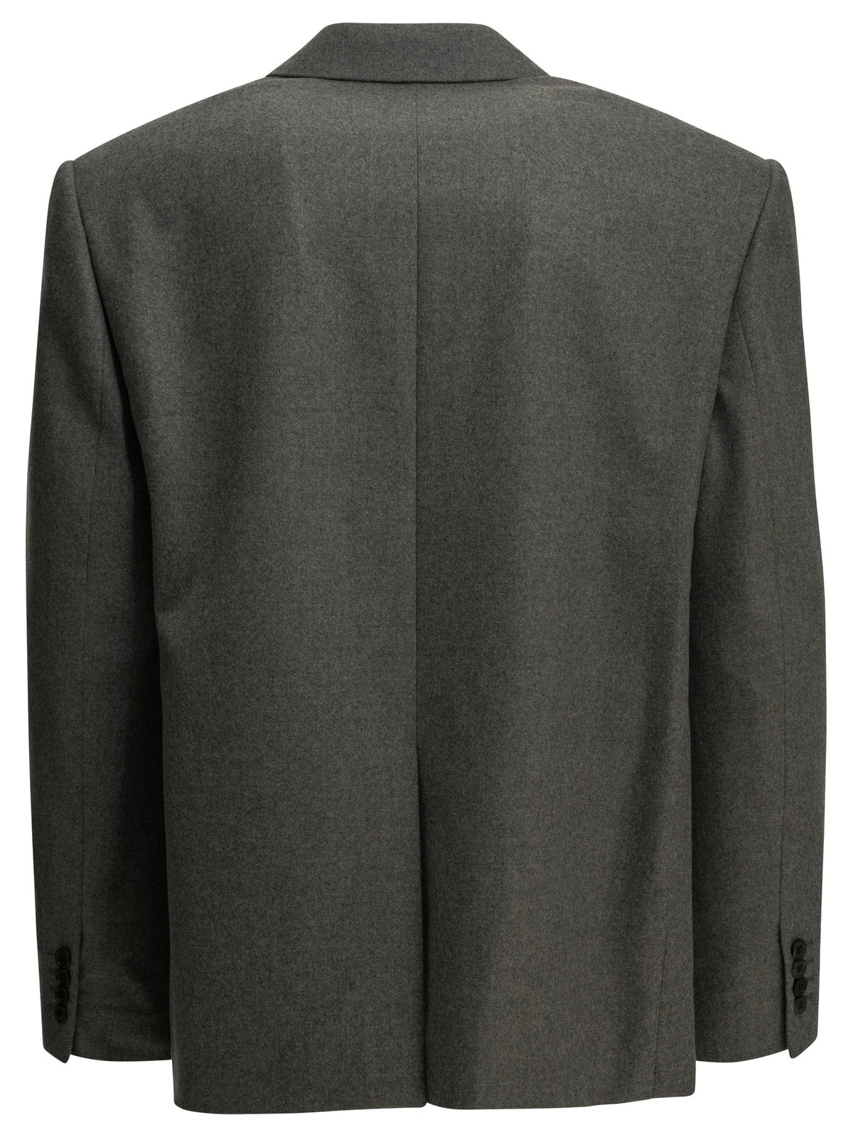 Celine Men's Cashmere Single-Breasted Blazer in Grey