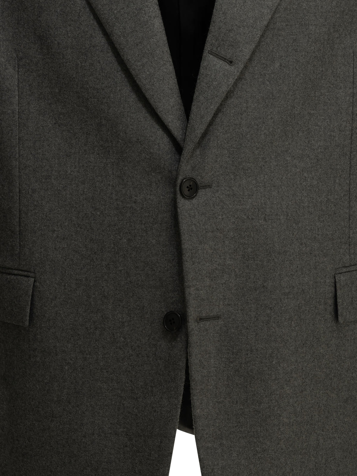 Celine Men's Cashmere Single-Breasted Blazer in Grey