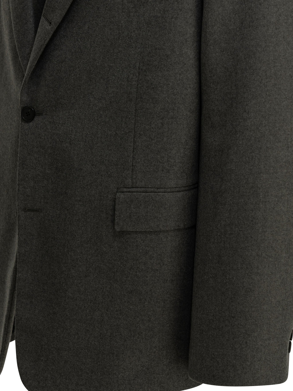 Celine Men's Cashmere Single-Breasted Blazer in Grey