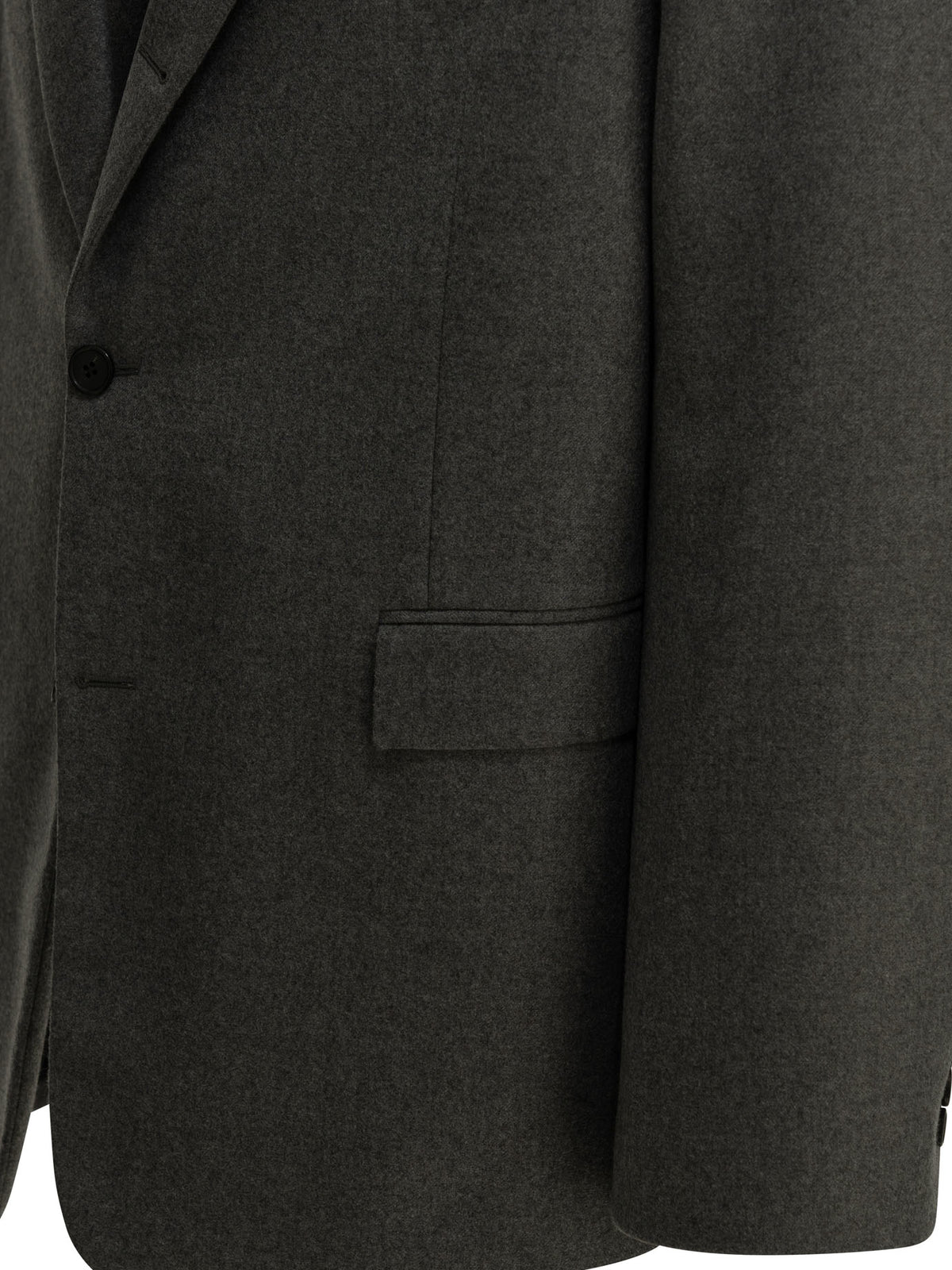 Celine Men's Cashmere Single-Breasted Blazer in Grey