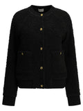 Moncler Women's Wool-blend cardigan in Black