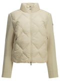 Moncler Women's Padded wool cardigan in White