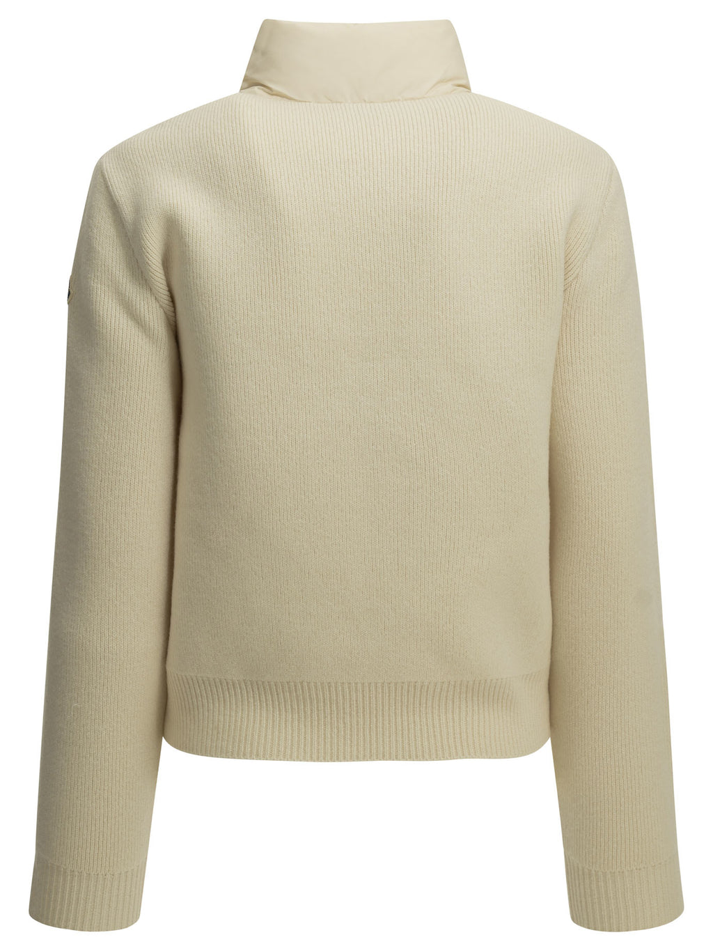 Moncler Women's Padded wool cardigan in White