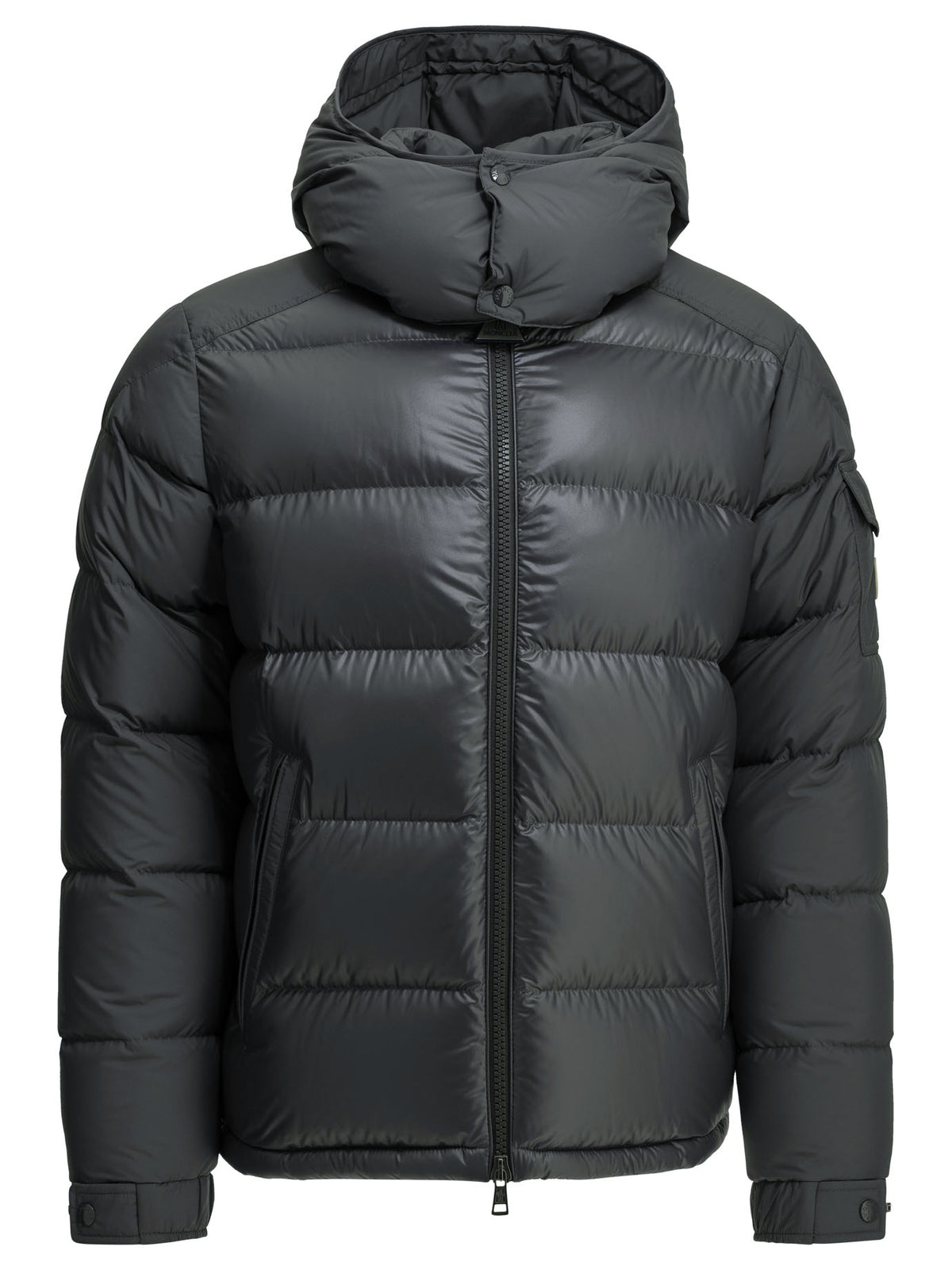 Moncler Men's Maya Short Down Jacket in Grey