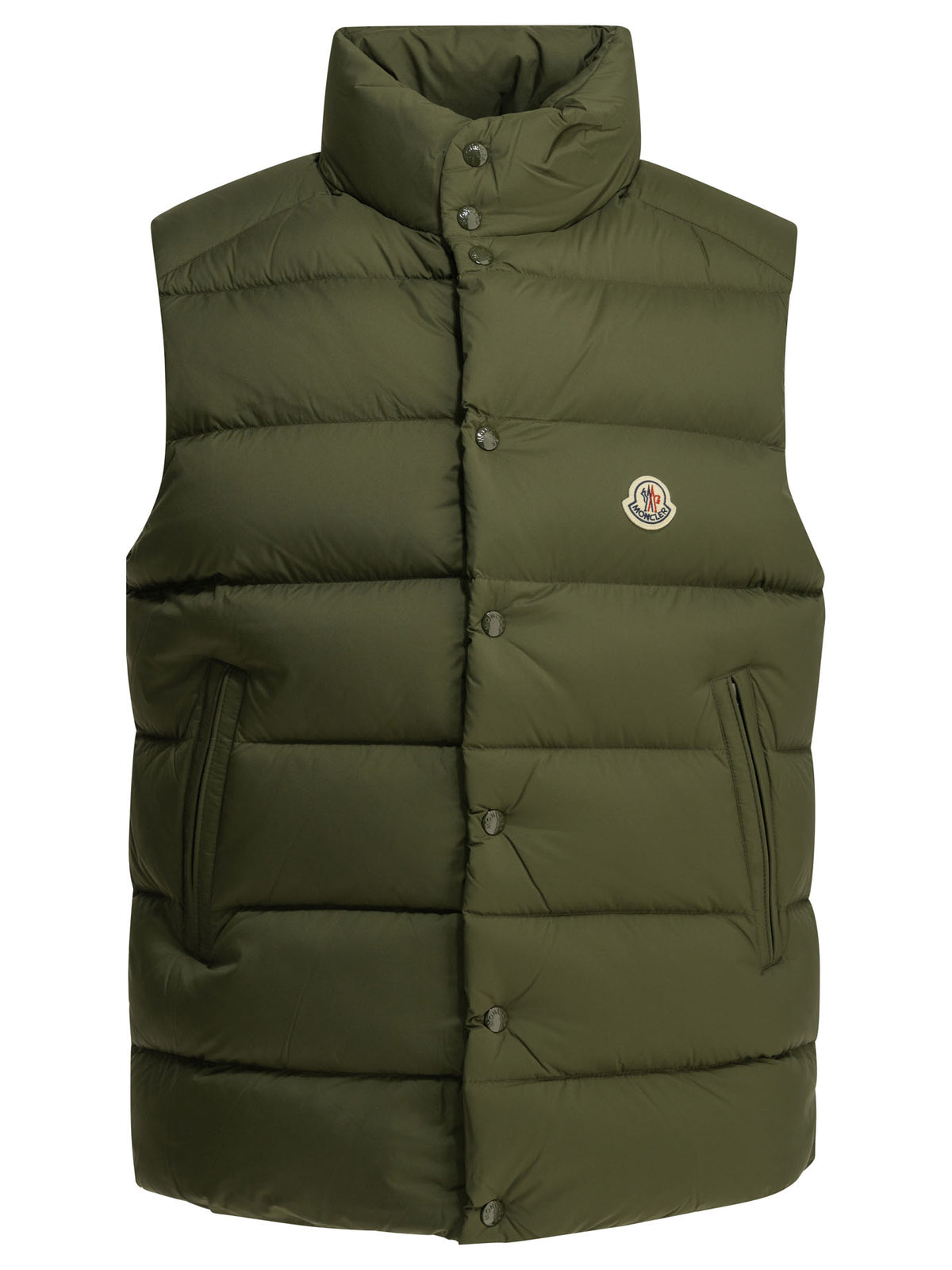 Moncler Men's Tibb Sleeveless Jacket in Green