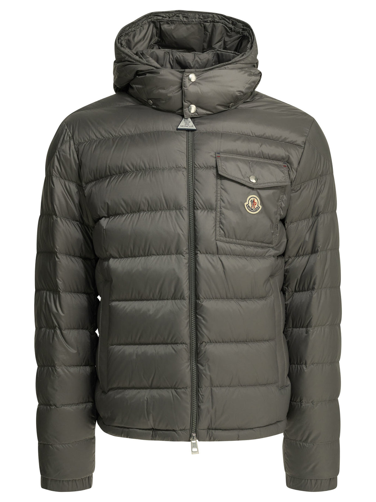 Moncler Men's Verith Short Down Jacket in Grey