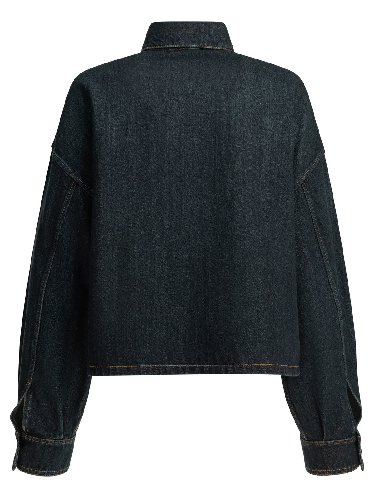 Prada Women's Denim jacket with logo in Blue