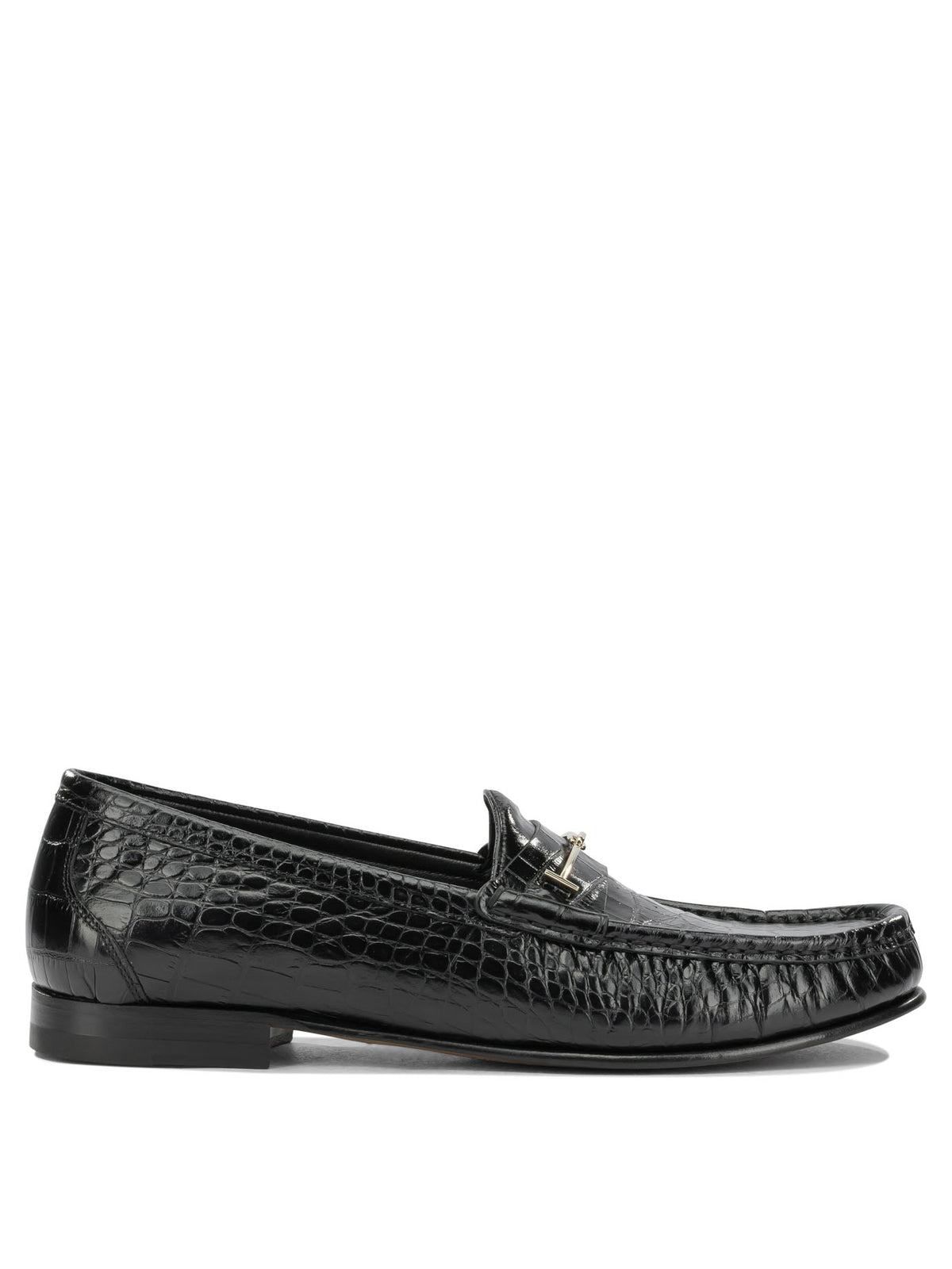 Tom Ford Men's Double T Loafers in Black