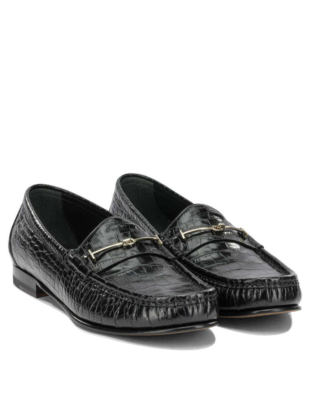Tom Ford Men's Double T Loafers in Black