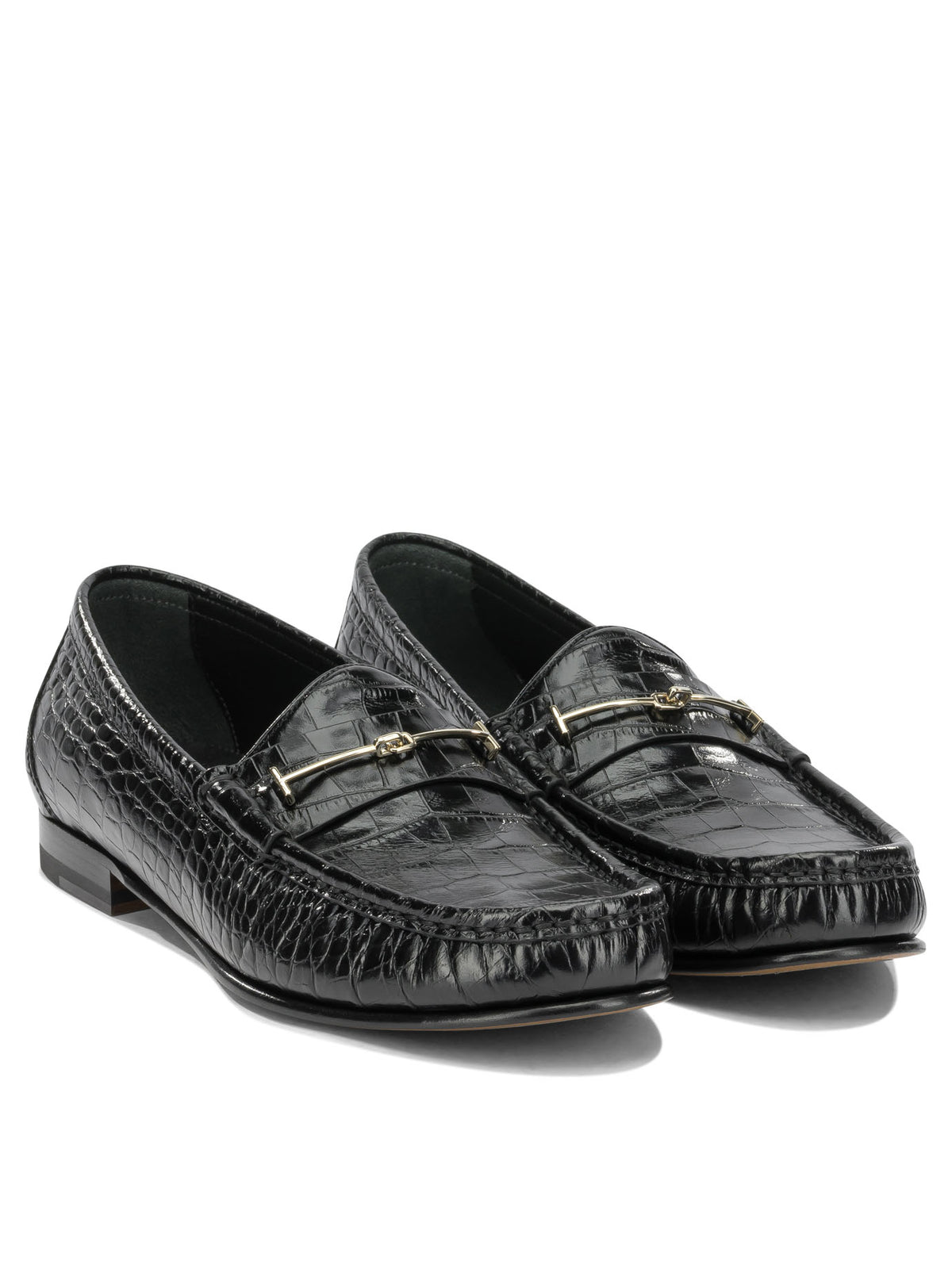 Tom Ford Men's Double T Loafers in Black