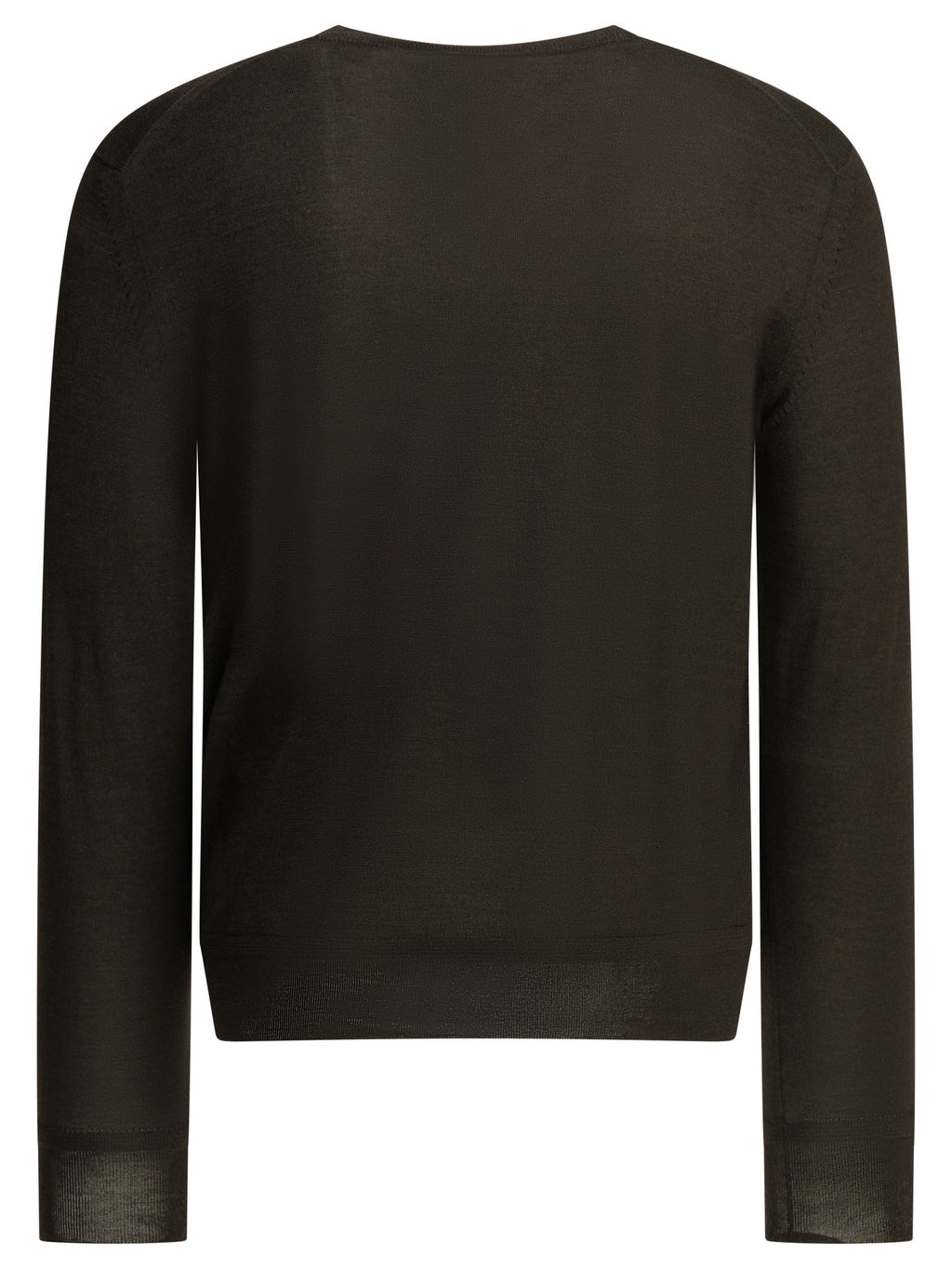 Tom Ford Men's Cashmere Crew-Neck Sweater in Brown