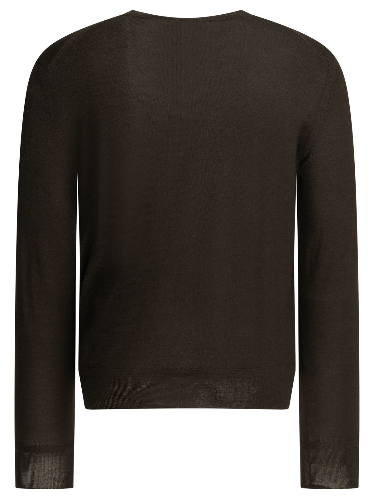 Tom Ford Men's Cashmere Crew-Neck Sweater in Brown